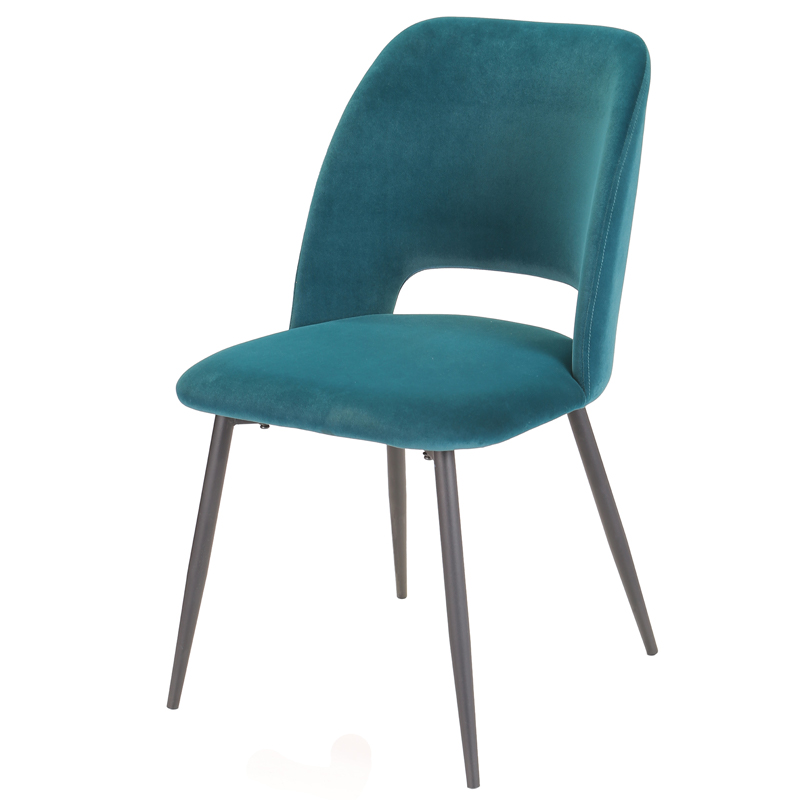 Dining chairs modern dining room sets Indoor Furniture leisure Cafe chaise velvet metal chairs in chairs