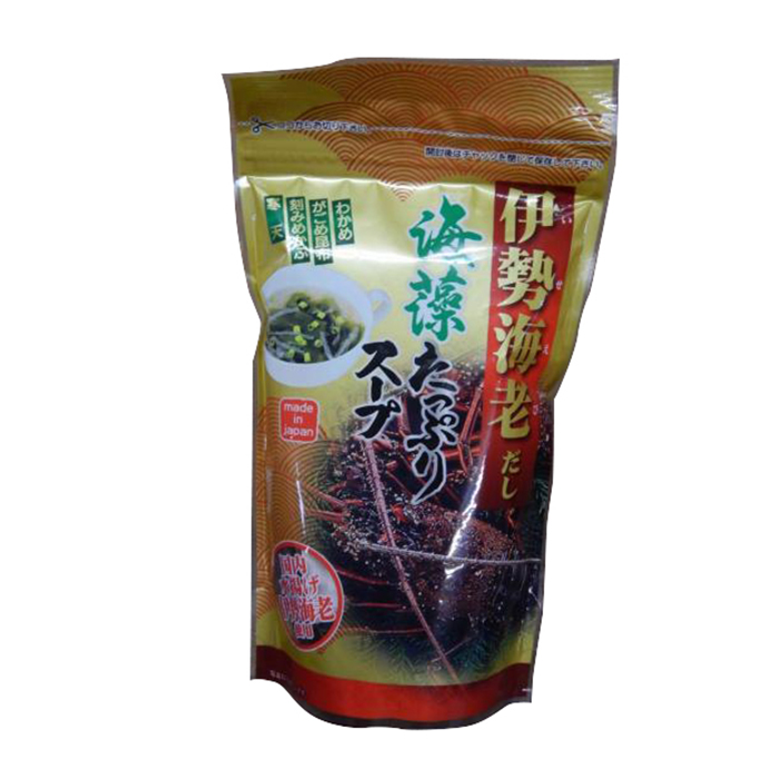 Japan spiny lobster safe and secure agar pachage seaweed soup food
