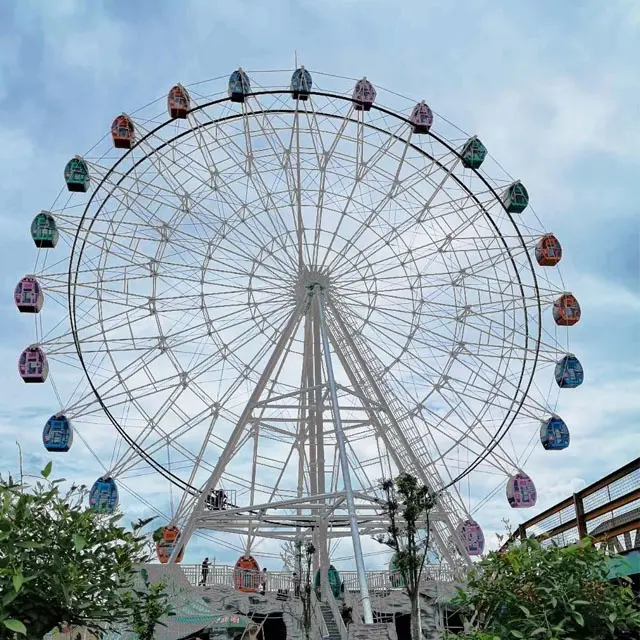 Mid-sized Outdoor Amusement Park Ride 42m Ferris Wheel