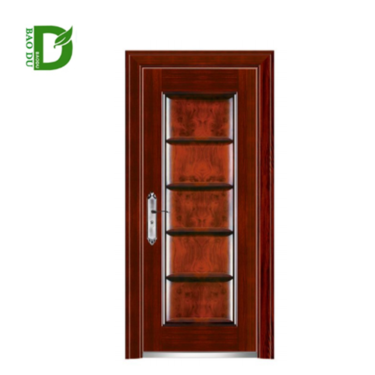 Cheap iron main front door designs entry security door