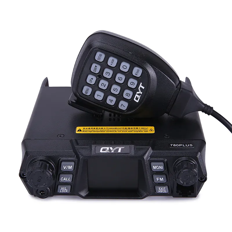 QYT KT-780Plus 100 Вт высокомощная VHF UHF Ham Мобильная двухсторонняя радиосвязь