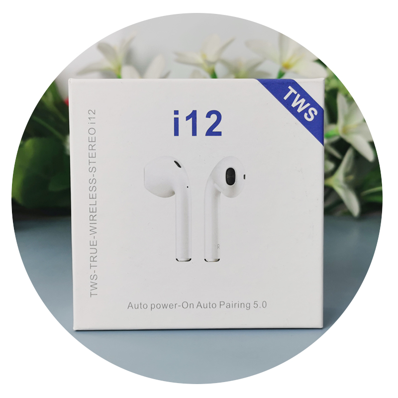 Amazon TWS 5,0 беспроводные наушники i12 i12s pro водонепроницаемые спортивные наушники с памятью дешевые наушники с зарядным устройством