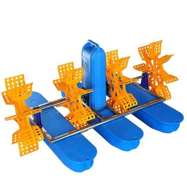 WEDO 750 Вт 1HP однофазные пластиковые двухлопастные водяные колесные аэраторы для аквакультуры