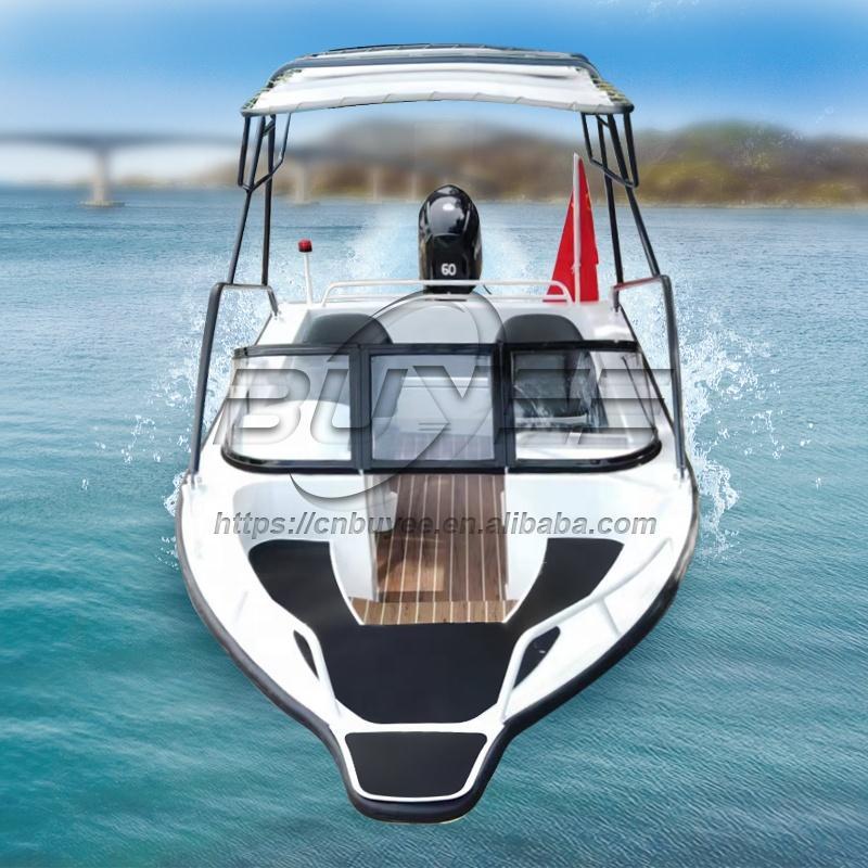 Outboard Engine 16ft/4.8m Fishing Boat Aluminium Functionality Yacht for Water Sports