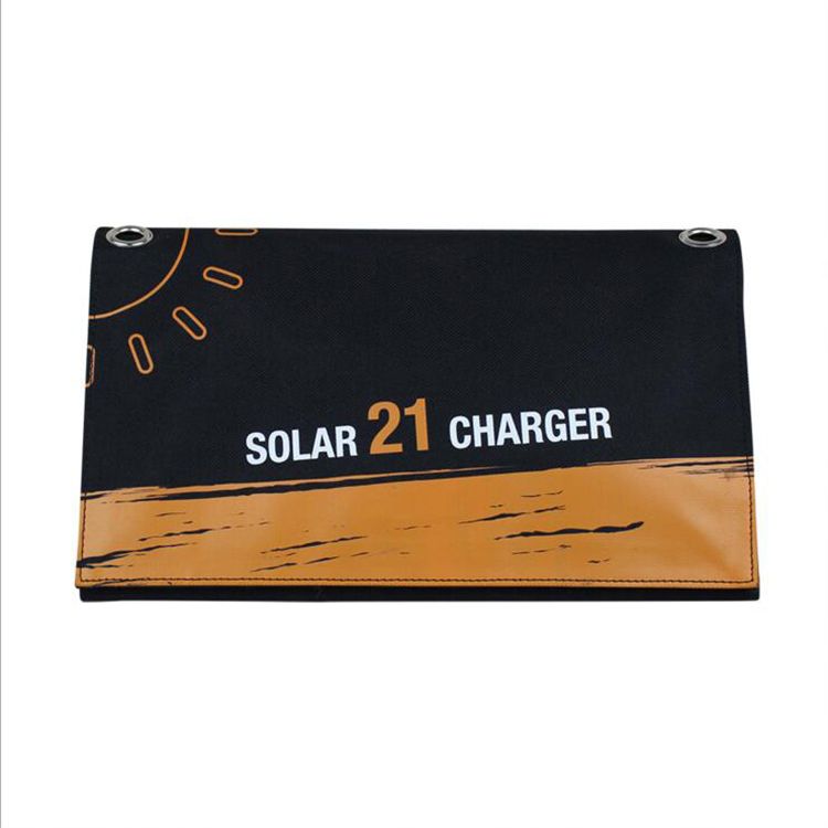 Хорошее качество 21 Вт Sunpower складная солнечная панель с двойным USB беспроводное зарядное устройство для сотового телефона