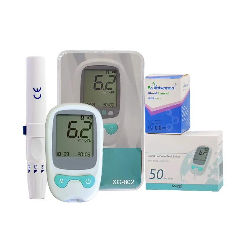 Digital Glucometer Blood Smart Sugar Glucose Meter Kit With Test Strips