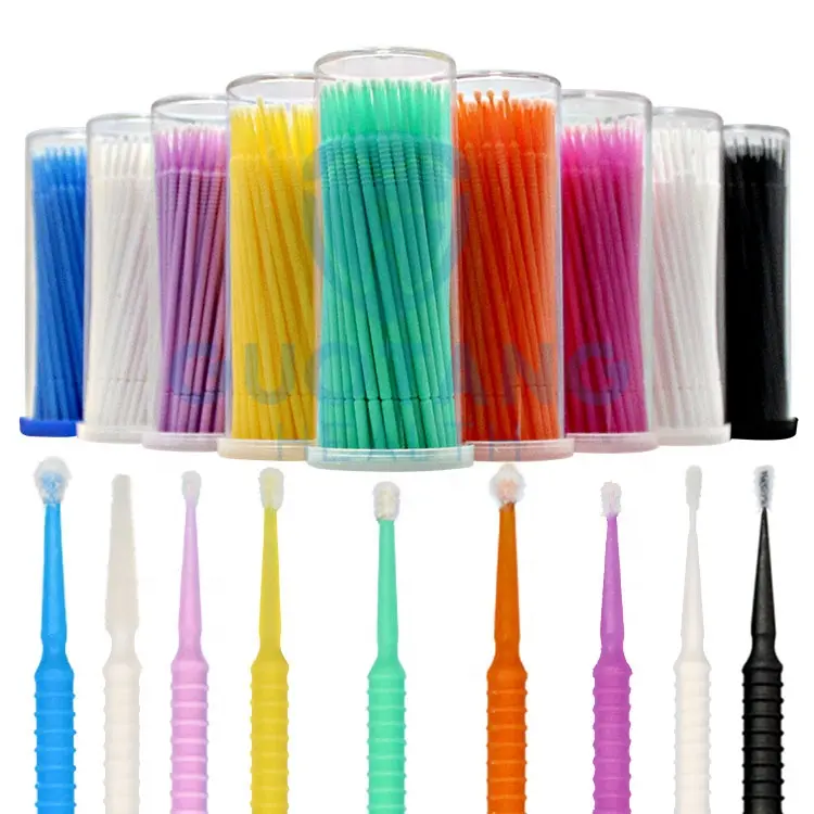 Dental Disposable Consumable Micro Fiber Tip Brush/Microbrush/Applicator