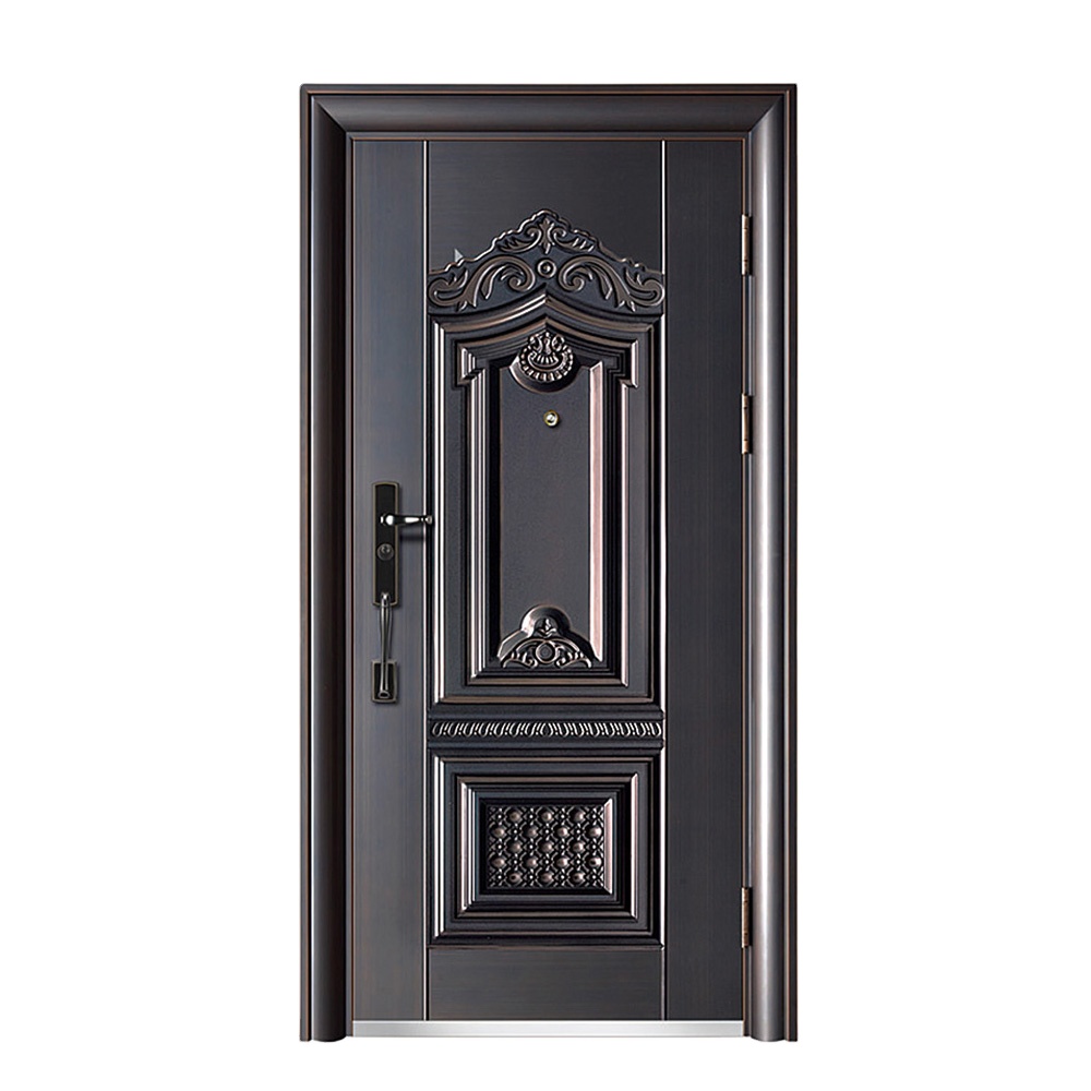Устойчивая к ржавчине оцинкованная сталь Kerala Front Of House, конструкция главной стальной входной двери