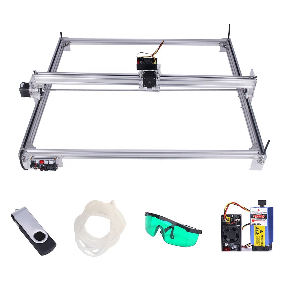 5040 акриловый Пластиковый DIY режущий станок, лазерный гравировальный станок, гравер с безопасной защитой