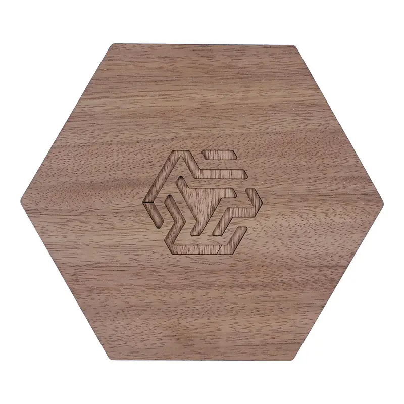 Wooden Hexagon Tangram Puzzle for Kid Adults Shape Pattern Block Brain Teaser Toy Geometry Logic IQ Game