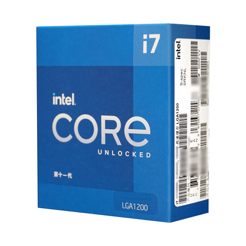 Cpu 8 сердечника кабеля 16 нитей настольный компьютер игровая процессор абсолютно новый I7-11700K оригинальный 4,9 ГГц lga1200 1151 кулер