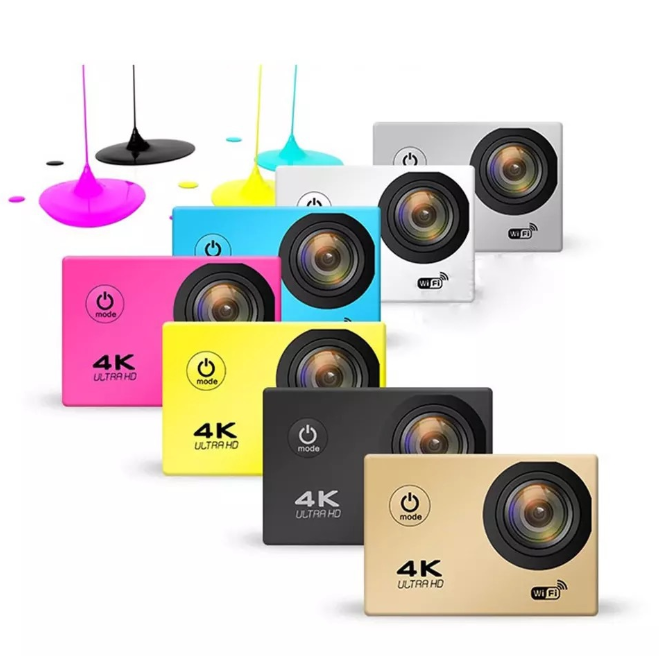 Камера движения HD 4K 30fps WiFi 2,0 170D Подводная Водонепроницаемая камера для записи видео на шлем камера движения