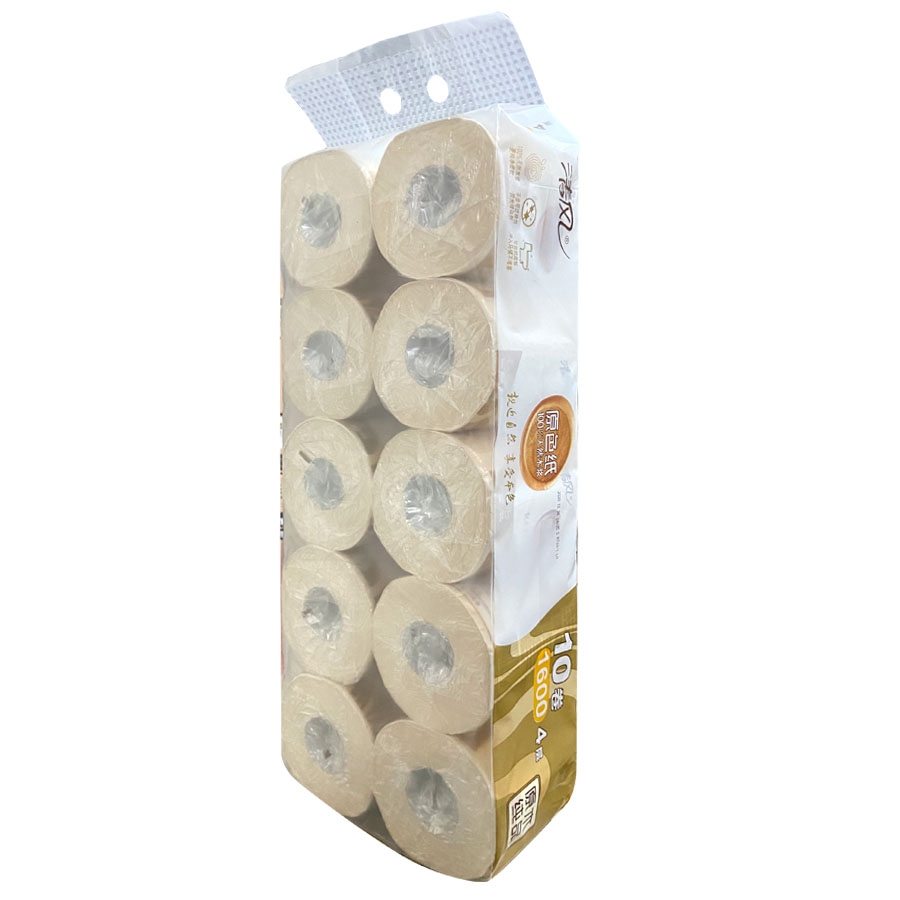 Hygiene Biodegradable 2ply Tissues Toilet Paper Roll With Logo