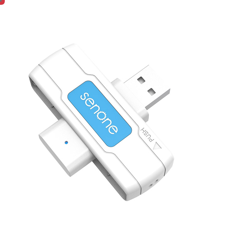Portable Usb Chip Sim Fold Smart Card Reader Id Credit Card Reader