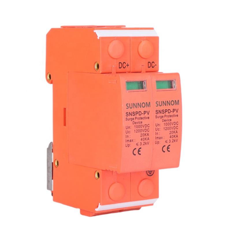 SUNNOM 2 Pole 1000V DC PV Power Smart SPD стабилизатор напряжения