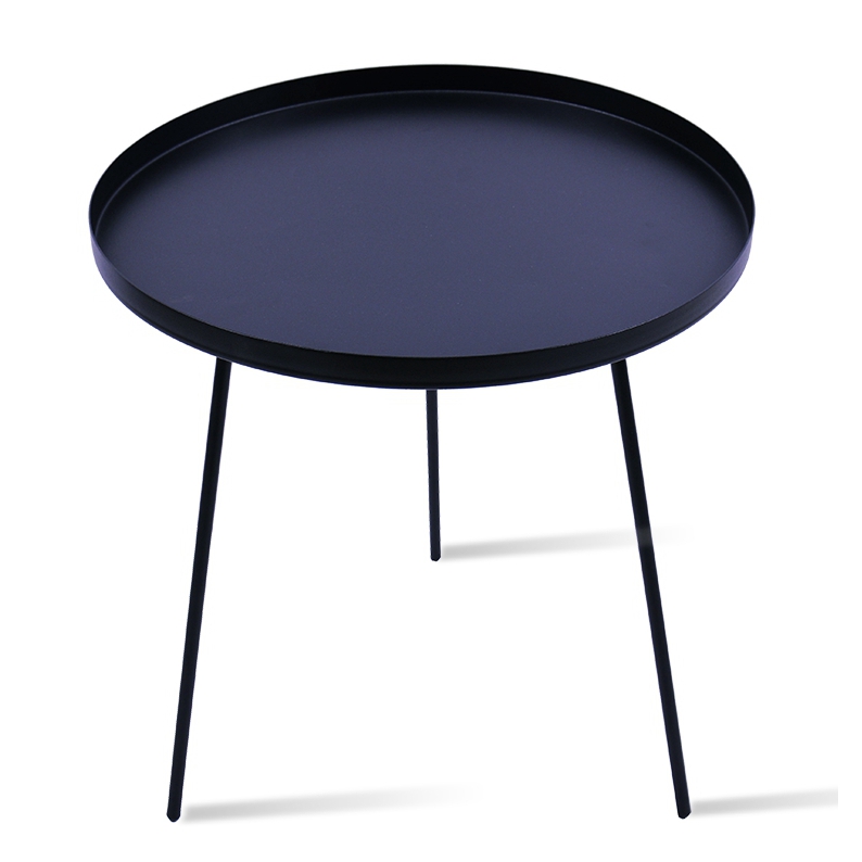 Wholesale Price Easy Portable Side Table Light Luxury Modern Metal Round Side Table