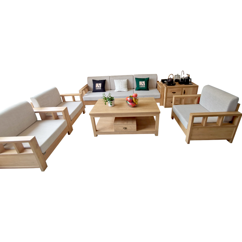 Competitive price Solid wood Nordic modern style Eco material Livingroom sofas furniture sofa living room set