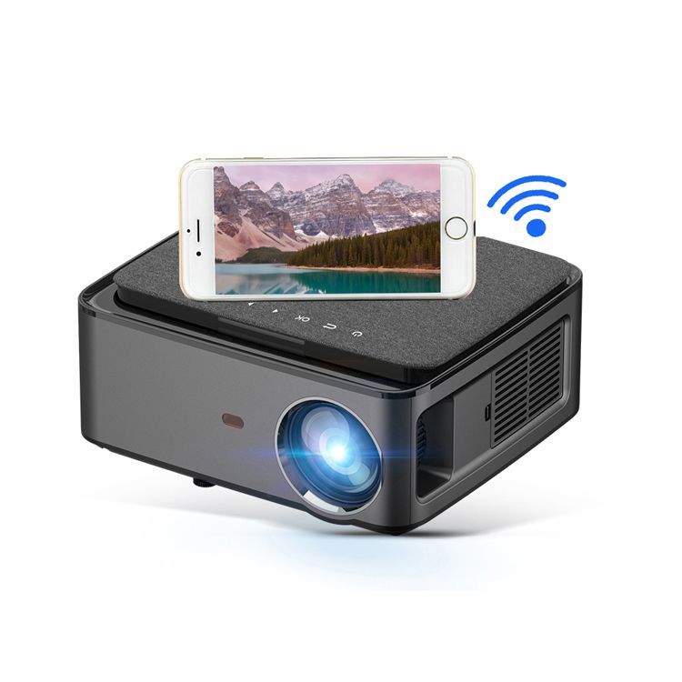 Проектор Touyinger RD828 1080P Full HD, Wi-Fi, Мультиэкран, многоэкранный проектор 1920x1080P 3D, домашний кинотеатр, проектор