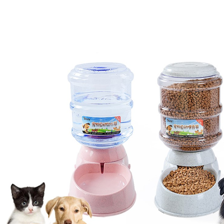Dog Luxury Non-Slip Cat Automatic Gravity Drinker Premium Automatic Pet Feeder