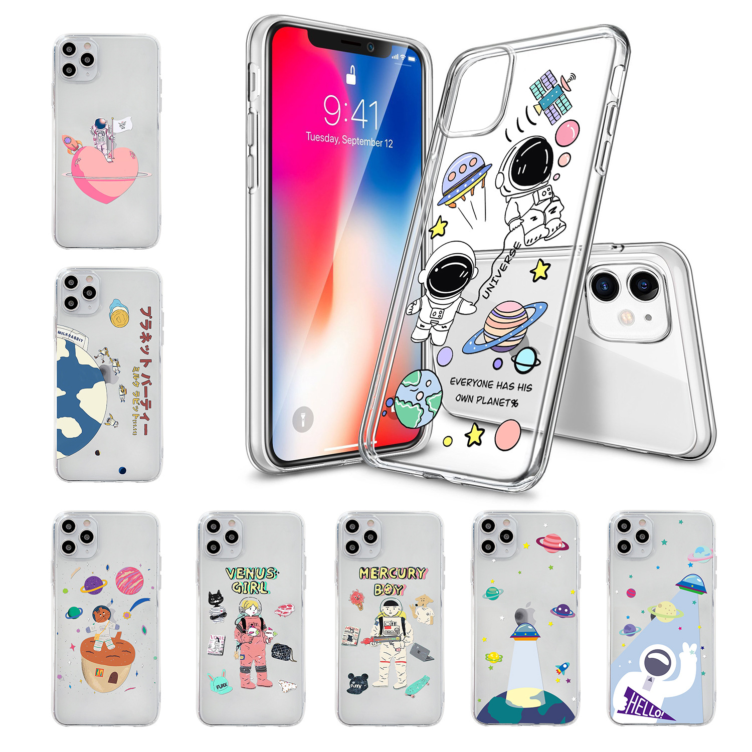Чехол для iPhone, чехол для телефона на заказ, прозрачный для iPhone 12promax, 11, X, XS Max, модные ударопрочные Чехлы для телефона из ТПУ