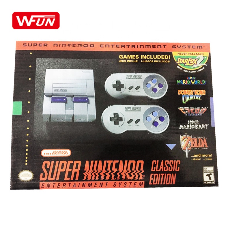 Выход HD супер мини 32 бит игровая консоль с 21 ретро-игр для SNES Classic Edition Поддержка Скачать игры и хранения
