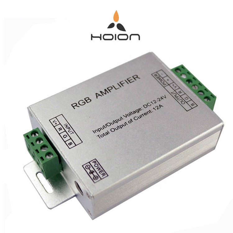 CE ROHS контроллер Светодиодная лента 3 * 4A 144W 288W RGB Усилитель