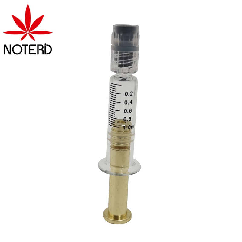 Высококачественный стеклянный предварительно заполненный шприц luer lock luer cap cbd oil