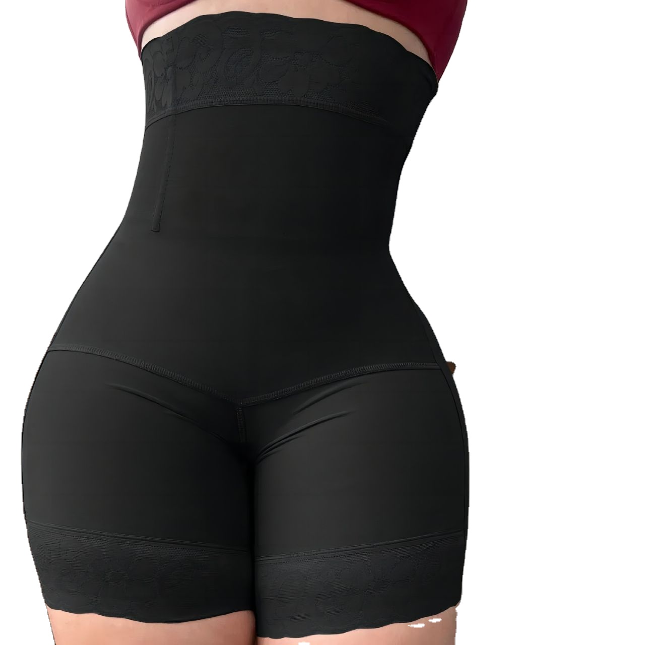 Custom Fajas BBL Shapewear Shorts High Compression High-Waisted Butt Lift Shorts Steel Bones Tummy Control Short Girdles