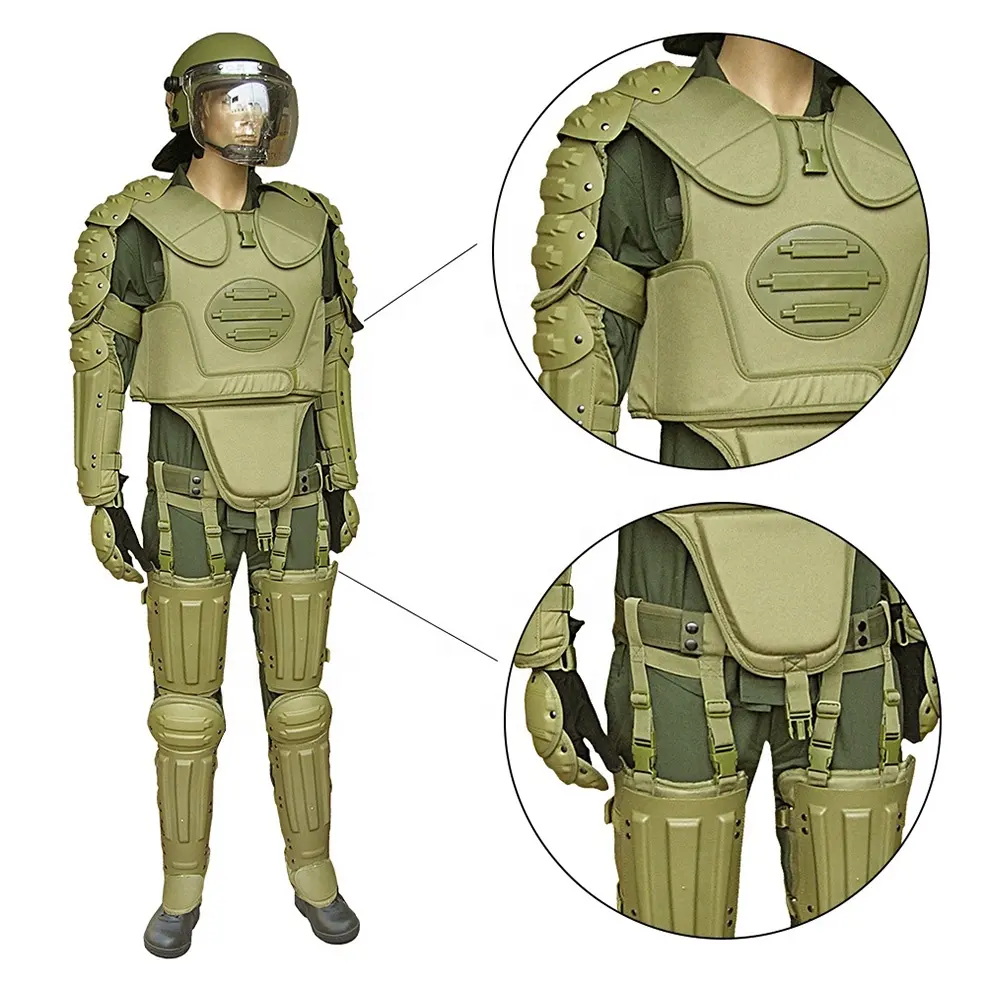 Doublesafe, горячая Распродажа, оборудование для защиты от беспорядков, наплечное Полноразмерное защитное полицейское снаряжение для беспорядков для мужчин
