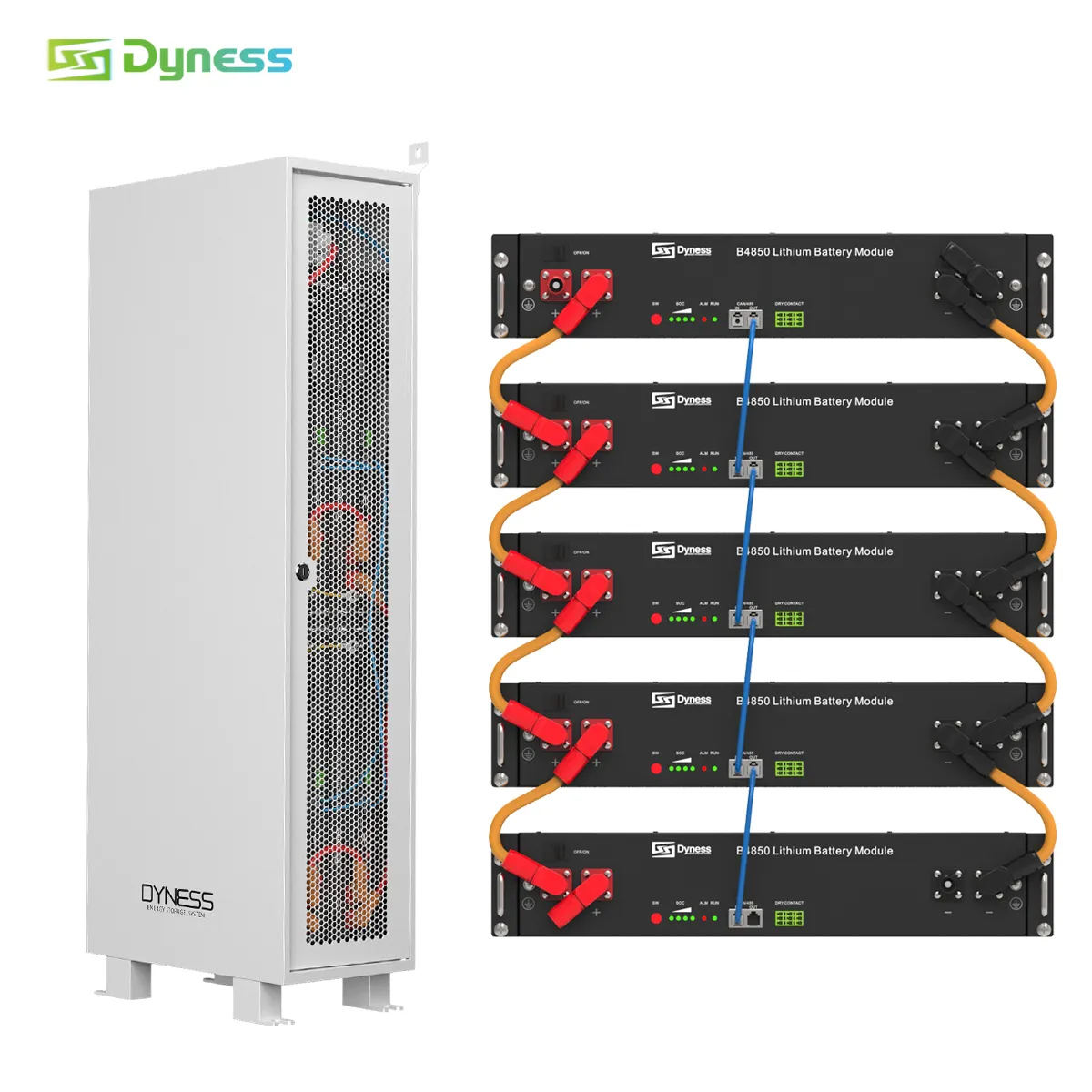 Dyness B4850 48V 50Ah Smart bms LiFePO4 Battery Pack Home Solar System 5kW 10kW Lithium Battery