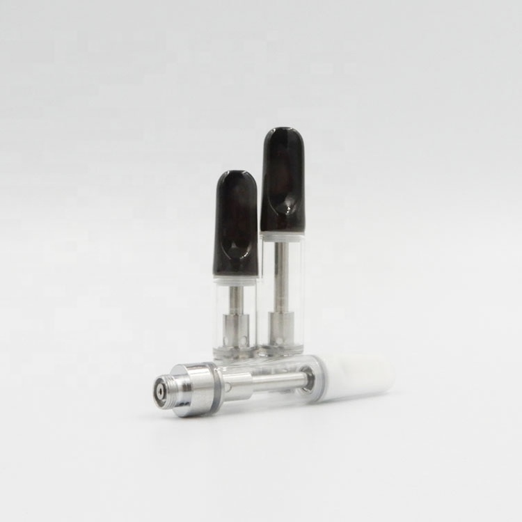 0.5ml/1.0ml Black Ceramic Mouthpiece Cartridge Cbd Vape Cartridges Ceramic Coils for CBD Oil