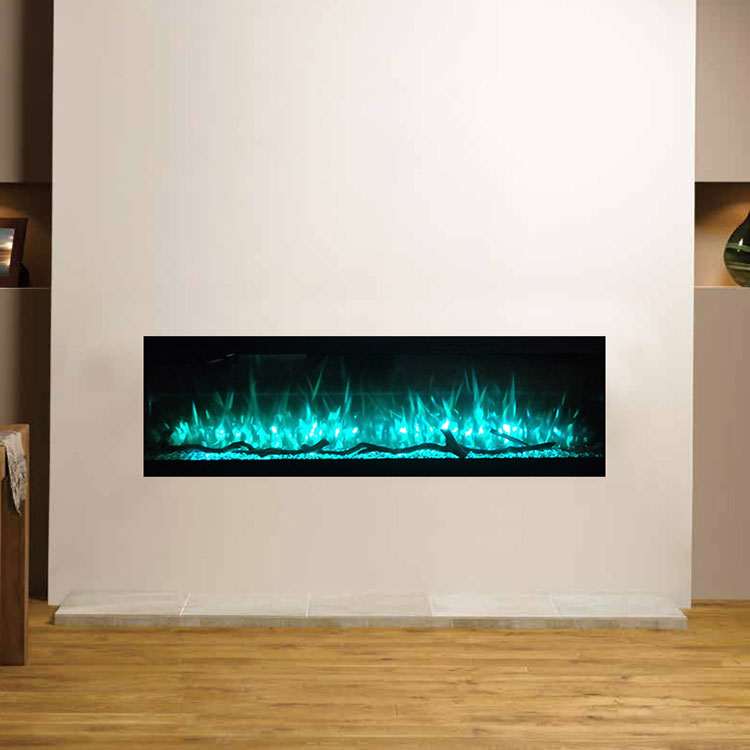 Best 60 inch 3 Sided Electric Fireplace Insert Electric Fire Place Suites with 3D Realistic Flame Effect