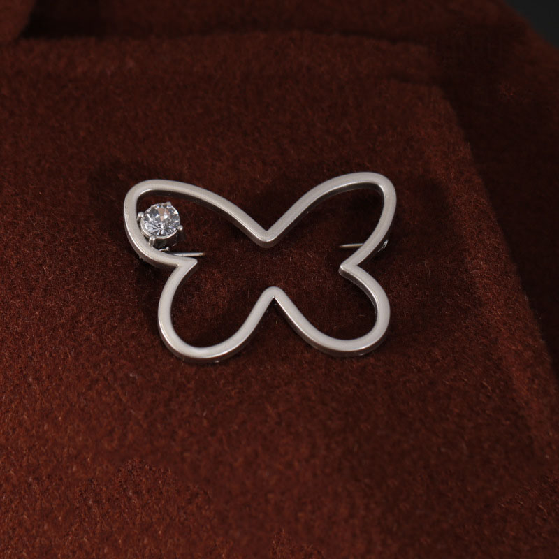 Butterfly Fixed Non Slip Brooch Niche Minimalist Womens Pin