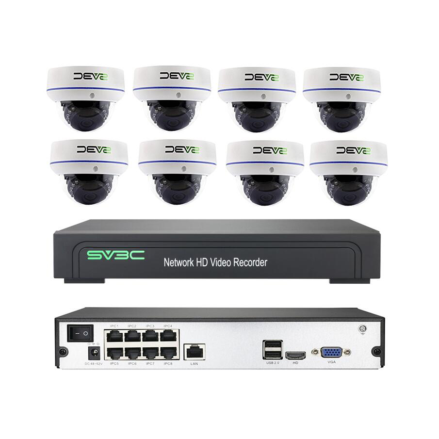 Высокое качество wifi onvif P2P 8ch nvr наборы 8 шт. купольная wifi камера беспроводная nvr 8ch wifi наборы
