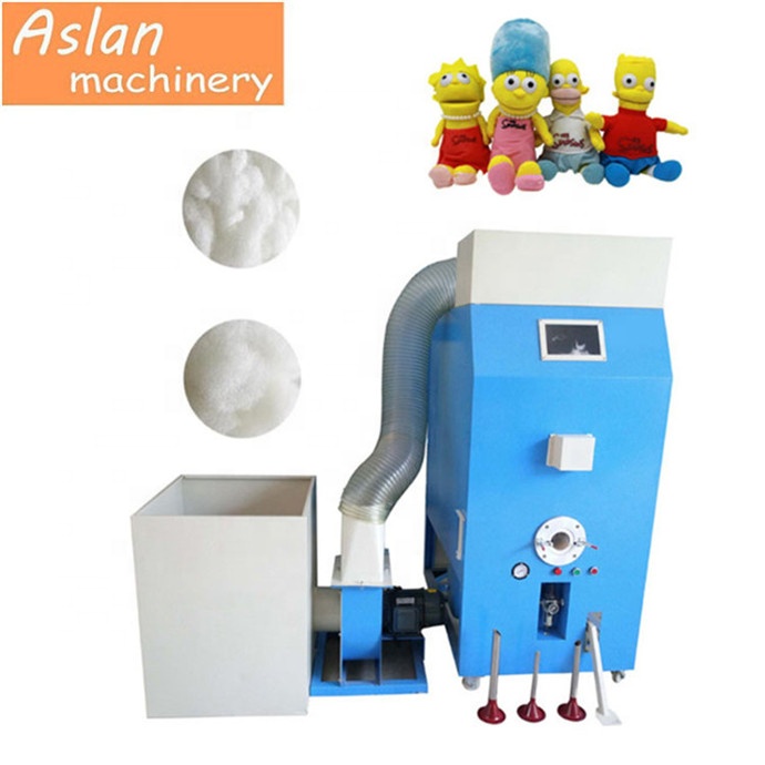 110V CE ball fiber pillow filling machine/plush toy cotton stuffing machine/quilt fiber filling machine