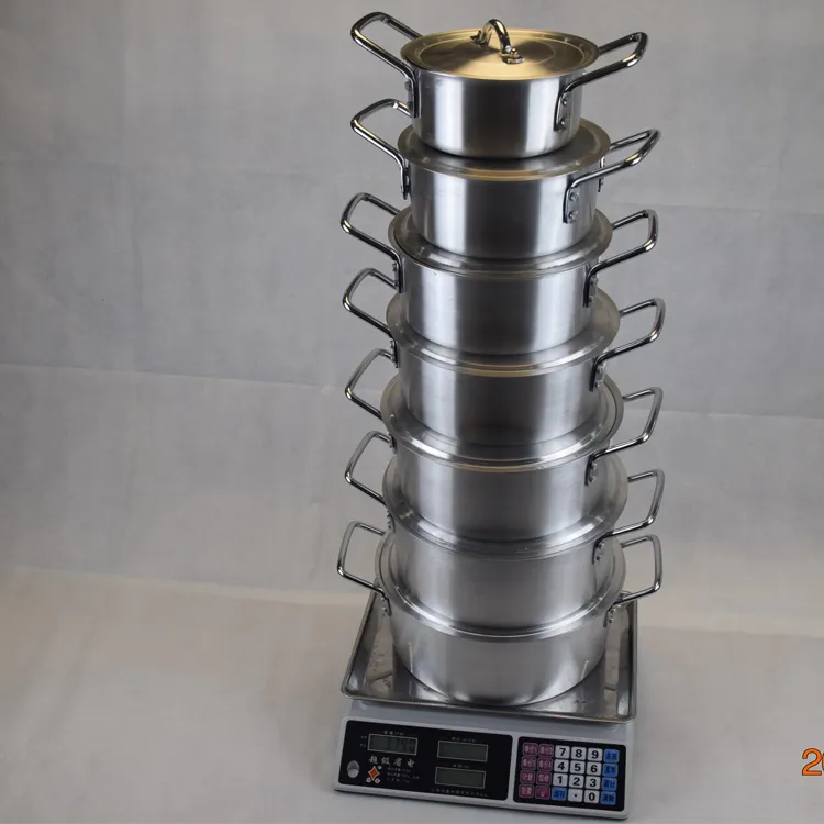 Hot sale Polishing sets Aluminum Cauldron Pots cookware sets soup pots