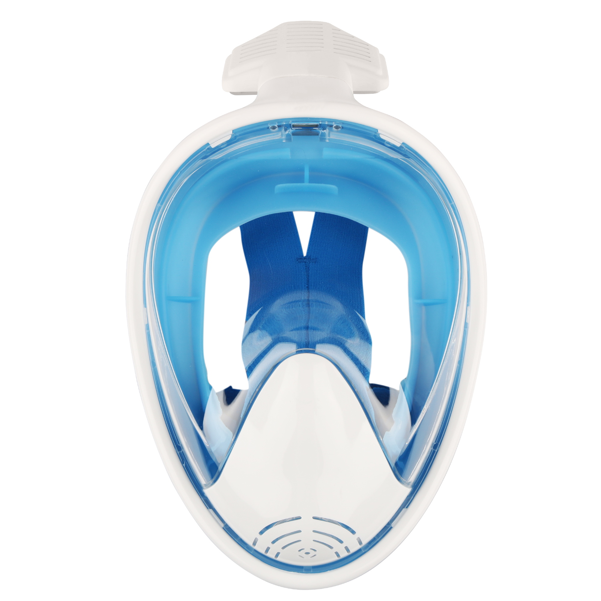 Revolutionary full dry snorkeling mask with air tank
