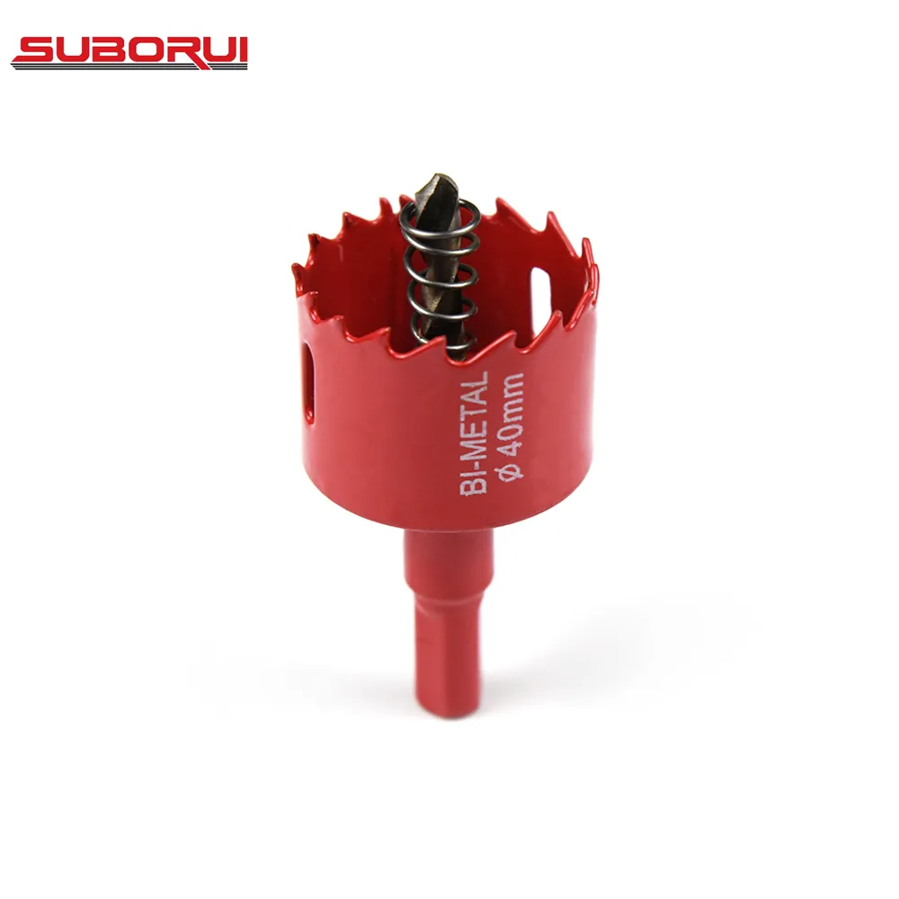 Borui Bi-Metal Hole Saw Drill Bit HSS Hole Cutter With Arbor For Wood and Metal