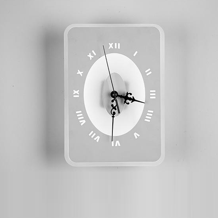 Simple New Clock Wall Lamp Lighting