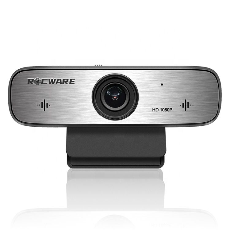 Rocware auto focus 1080P Conference Camera Electronic PTZ Usb Conference System Camera with mic and privacy cover RC19