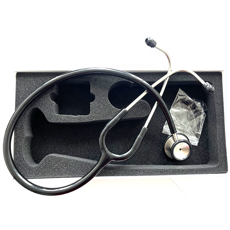 Professional Stethoscope Case, Stainless Steel Hospital Doctor Dual Head Stethoscope