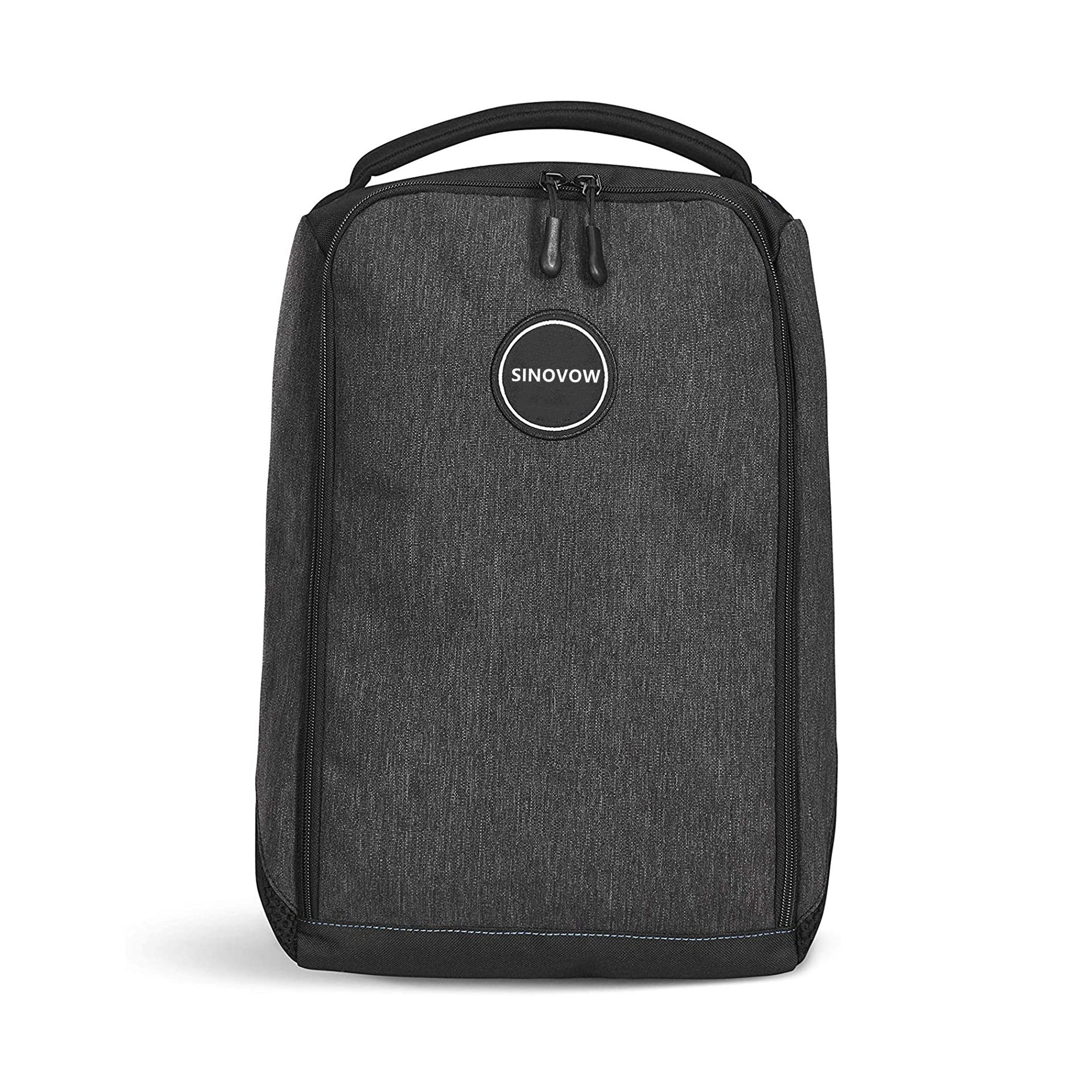 Custom logo print waterproof sport zipper shoes bag  eco-friendly polyester travel boot bag