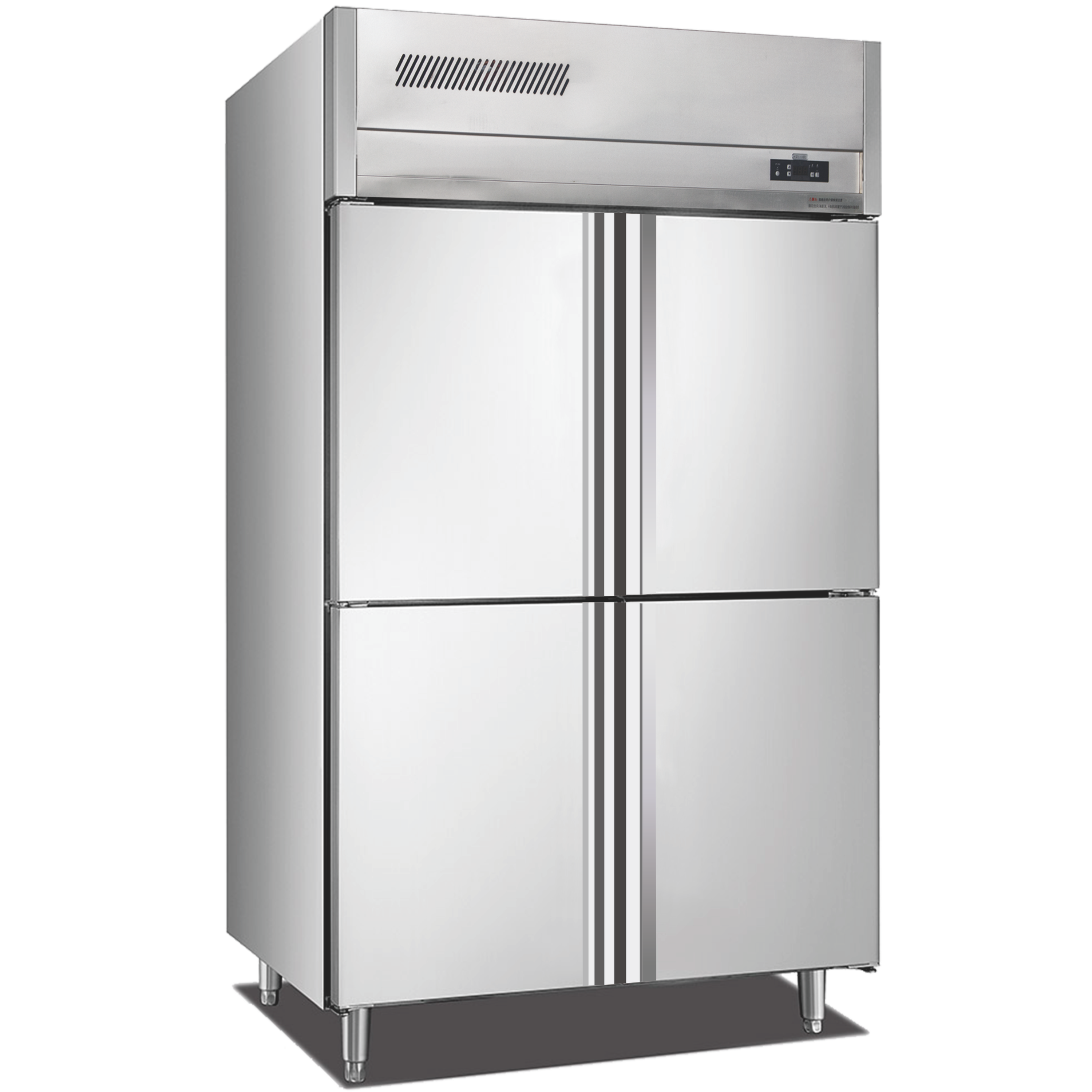 refrigeration equipment commercial kitchen stainless steel chiller with freezer