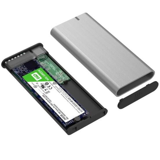Алюминиевый адаптер M.2 NVME SSD, корпус USB 3,1 Gen 2 (10 Гбит/с) для NGFF твердотельного накопителя, внешний корпус