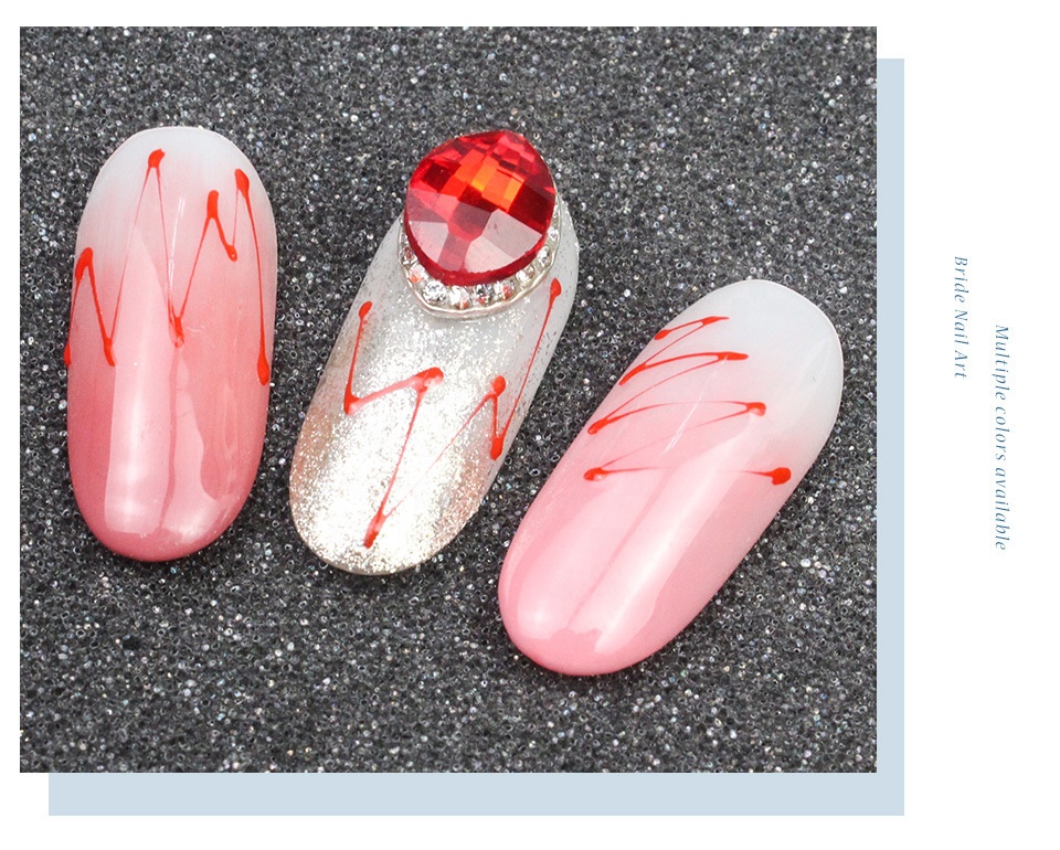 Nail polish gel glue for nail tips and press on nails