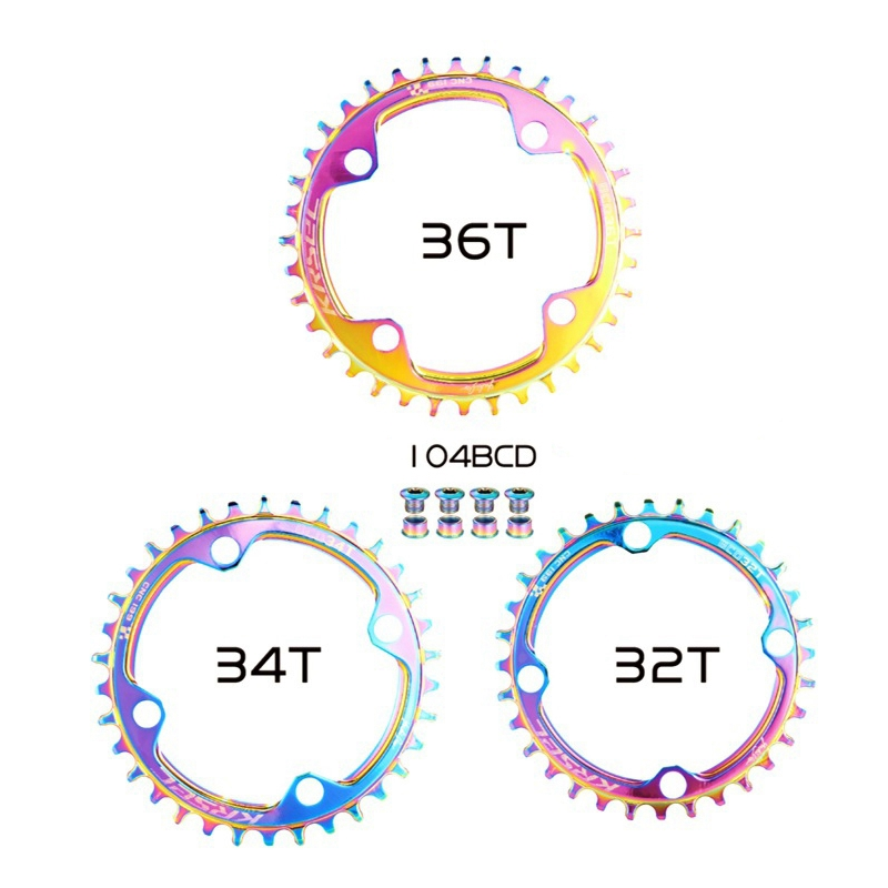 KRSEC дорожный велосипед crankset сплав бензопилы 32T34T36T38T рукоятка велосипеда & amp chainwhee