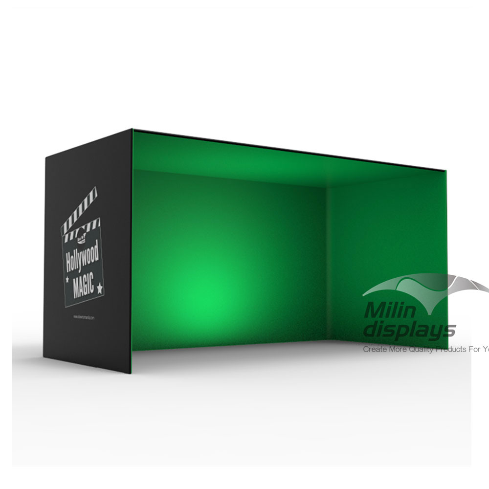 Пользовательский U-образный хромакей greenscreen фото корпус Стенд фон