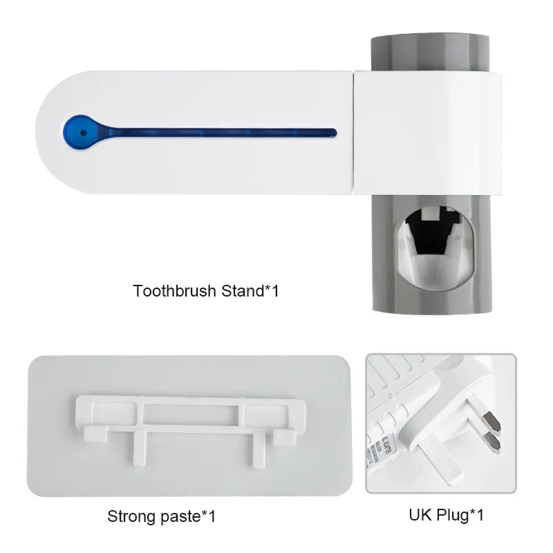 Wholesale Smart Toothbrush Holder UV Toothpaste Dispenser