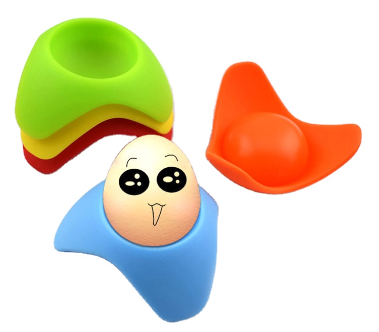 Kitchen Tools Silicone Egg Sitting Tea Infuser Base Tray