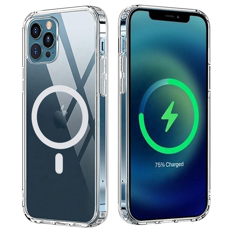 Новинка Магнитный Прозрачный чехол для мобильного телефона для iPhone 11 12 13 Pro Max magg безопасный Прозрачный чехол для телефона